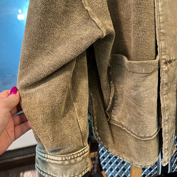 Reverse Terry Shacket - Picture 2 of 6